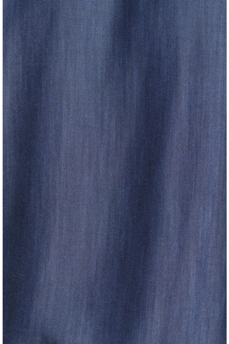 Denim Button-Up Shirt, Alternate, color, INDIGO