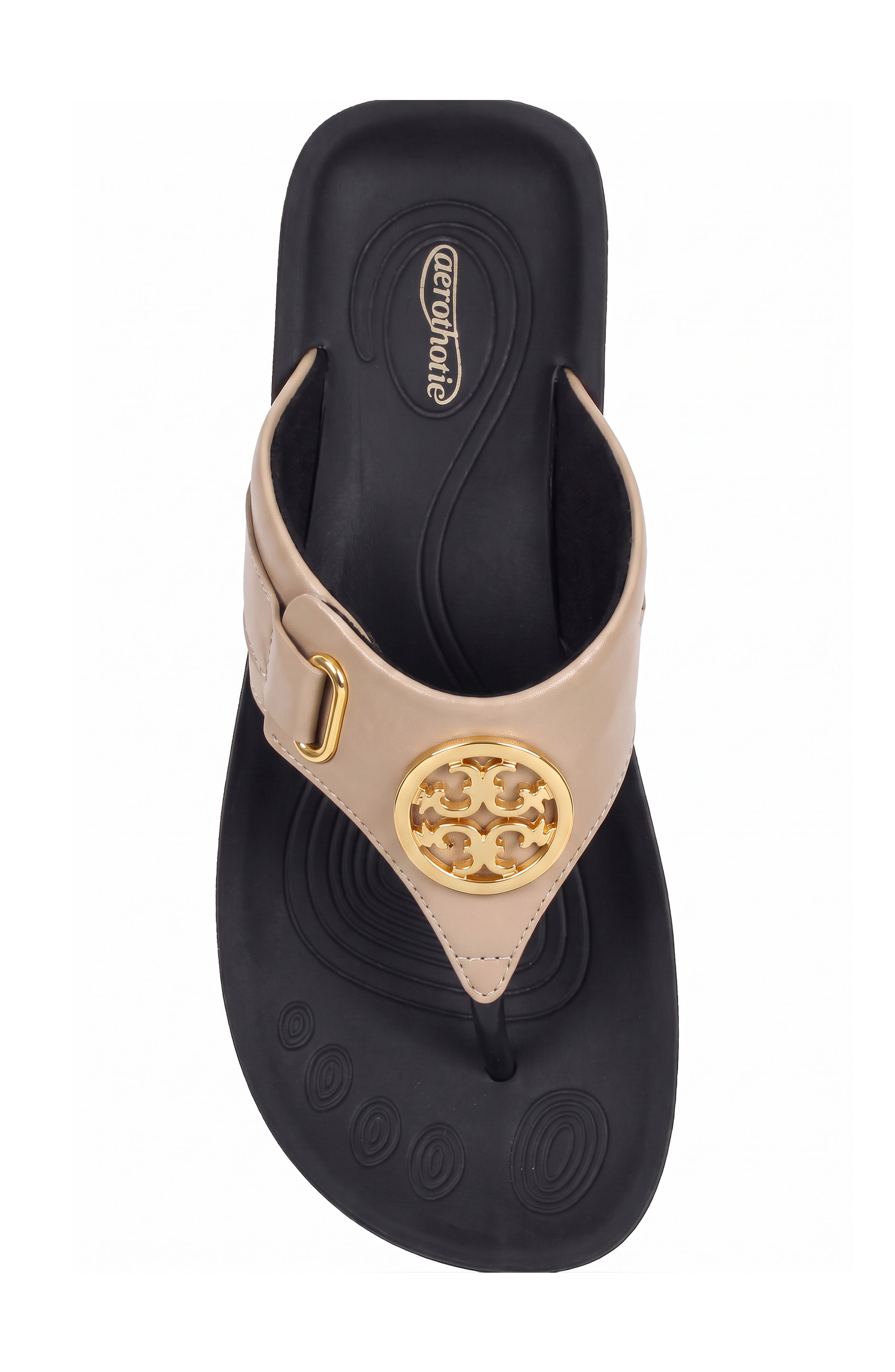Hazel Flip Flop, Alternate, color, BEIGE
