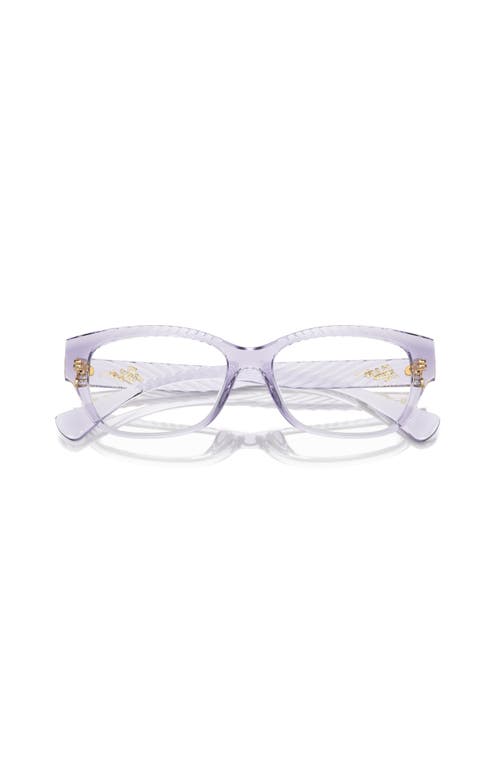 Ralph 55mm Oval Optical Glasses In Purple