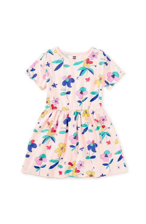Short Sleeve Twirl Dress (Toddler, Little Kid, Big Kid)