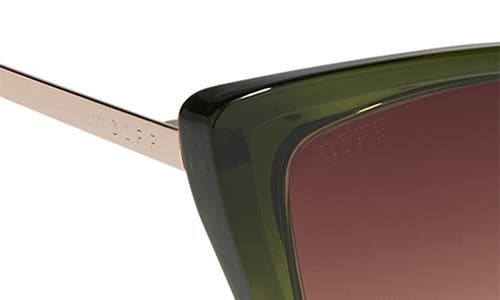 DIFF DIFF HEIDI 56MM CAT EYE SUNGLASSES 