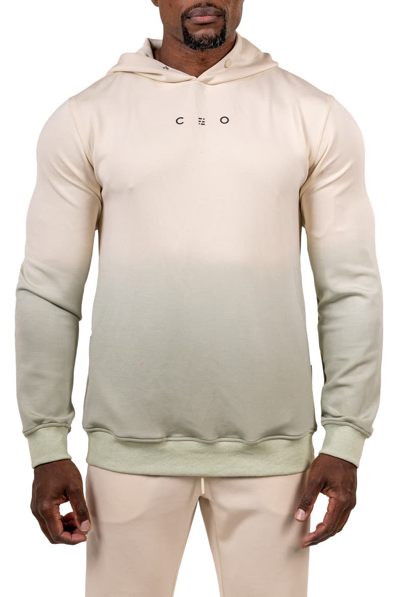 Marthyr Ombré Hoodie, Main, color, WHITE