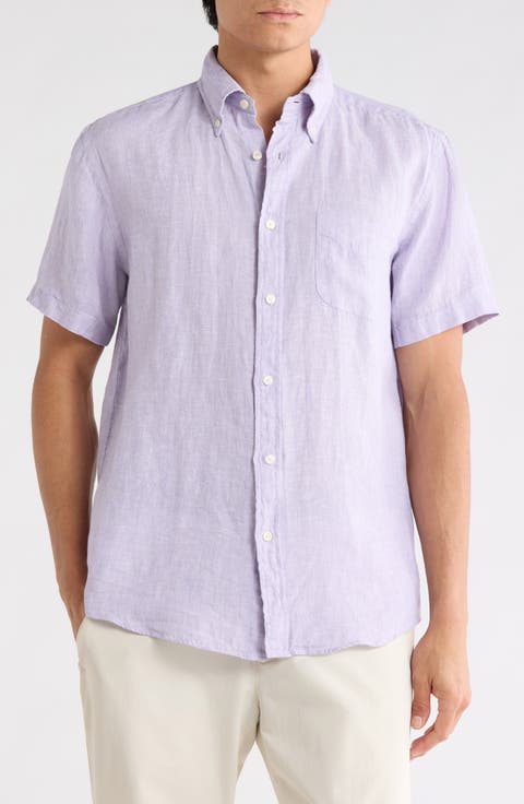 Short Sleeve Linen Shirt