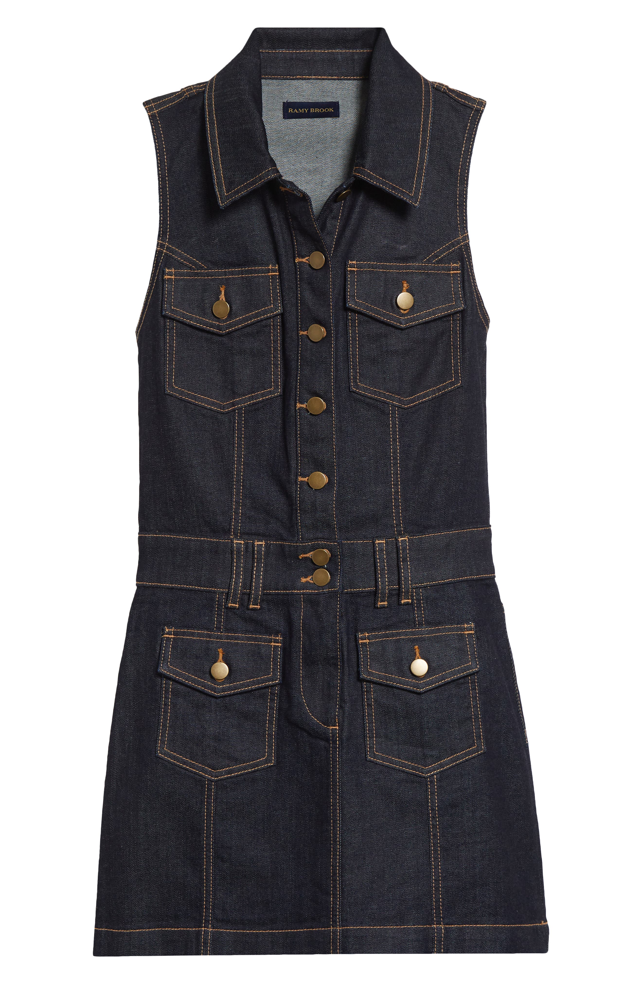 ramy brook denim dress Jenna Sleeveless Minidress ZAPAKA Women White Blue SIZE::2T custom_floral Katalina city days