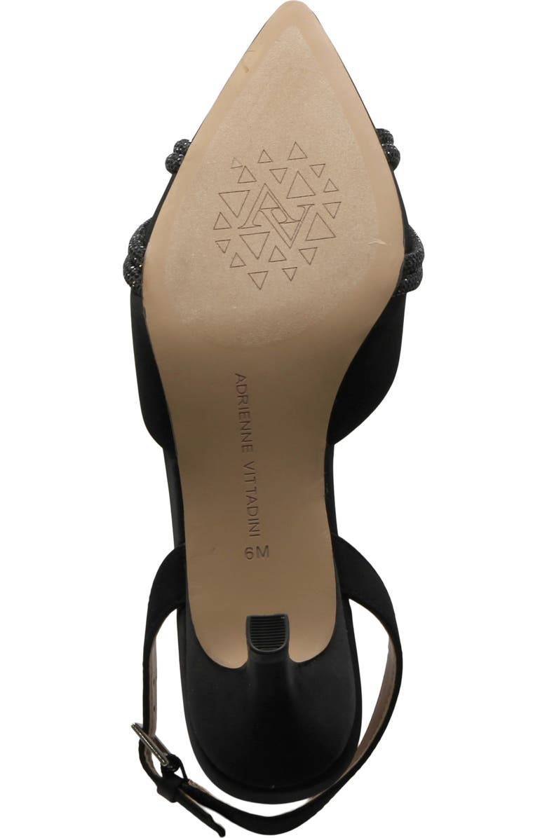 Adrienne Vittadini Sabriel Kitten Heel Slingback Pump, Alternate, color, Black-St
