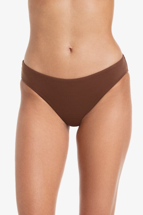 Helen Jon Classic Hipster In Textured Chocolate Brown