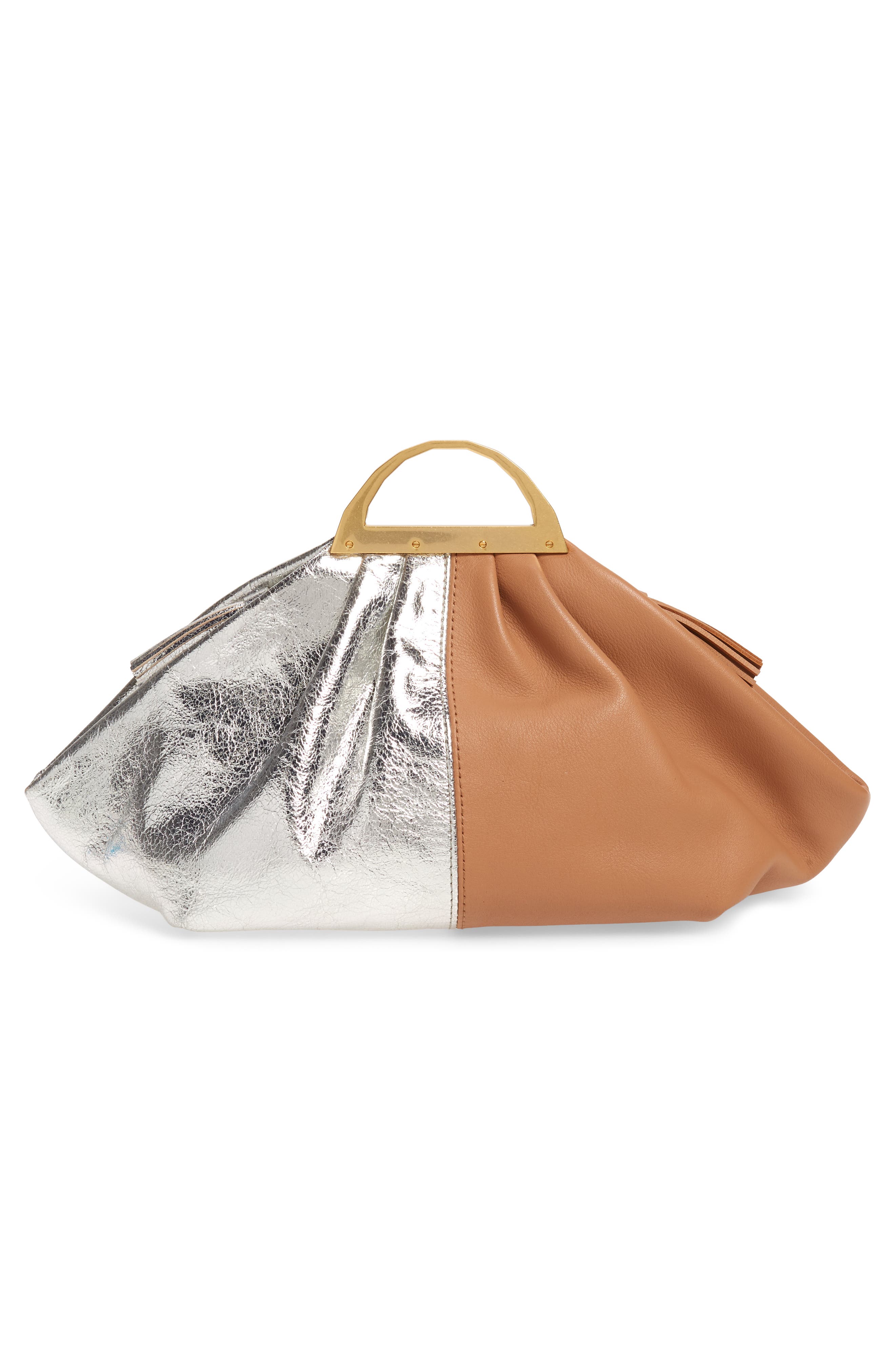 the VOLON Gabi Leather Top Handle Bag, Alternate, color, 