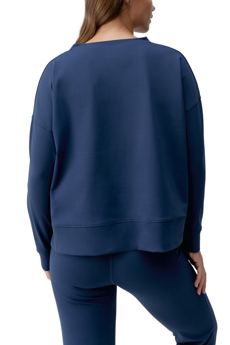 Daba Performance Sport Sweatshirt, Alternate, color, Sailor Blue
