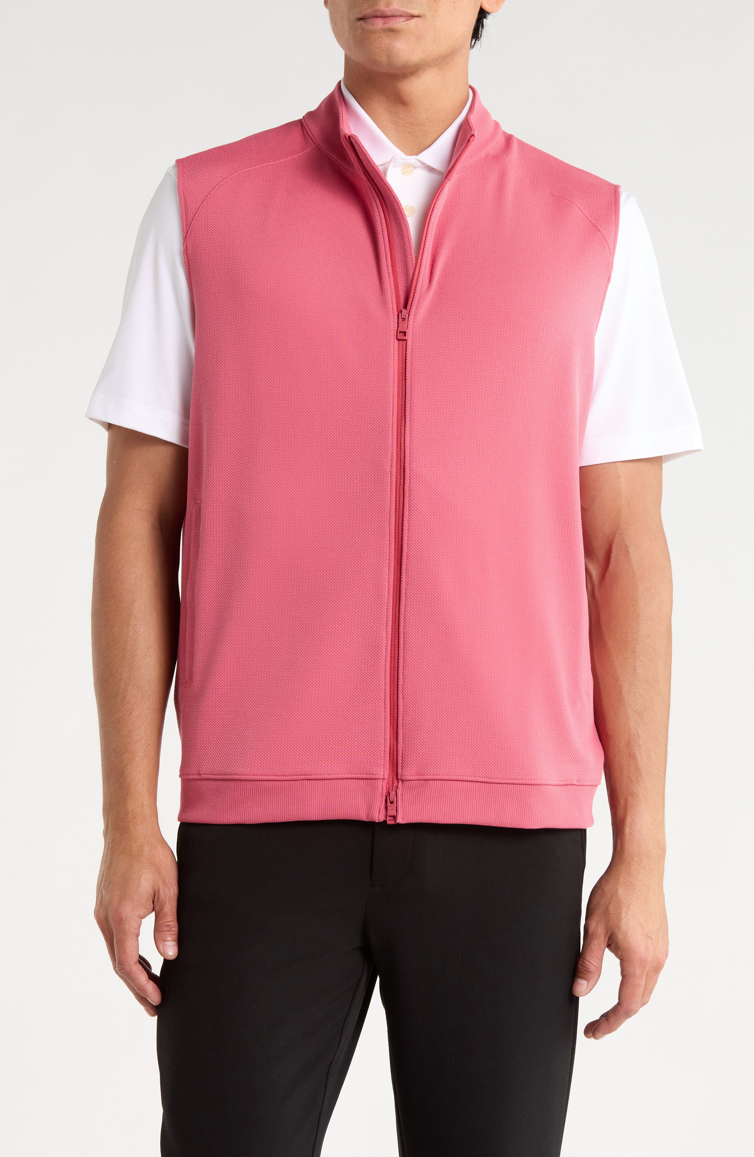 Cradle Piqué Performance Full Zip Vest