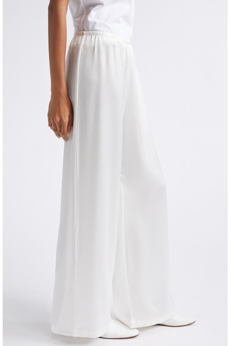 Barb Wide Leg Satin Pants, Alternate, color, OPTIC WHITE