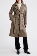 BCBG Belted Trench Coat