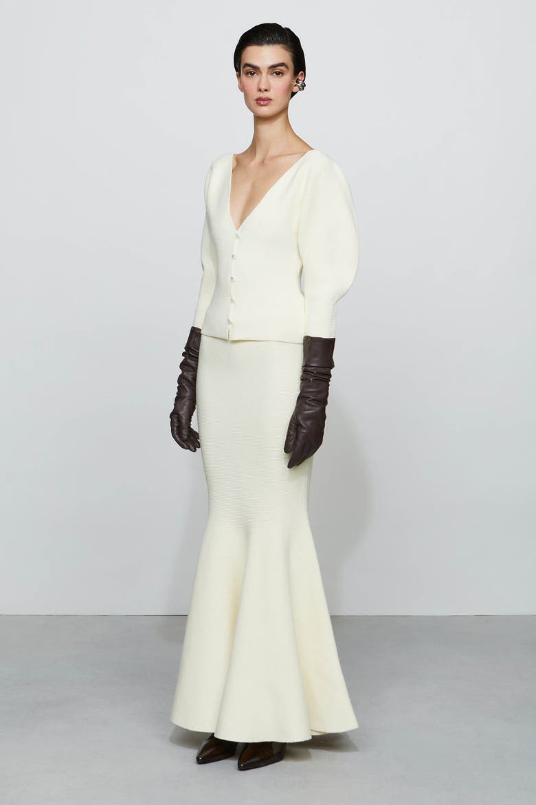 Chevelle Knit Cardigan, Alternate, color, Ivory