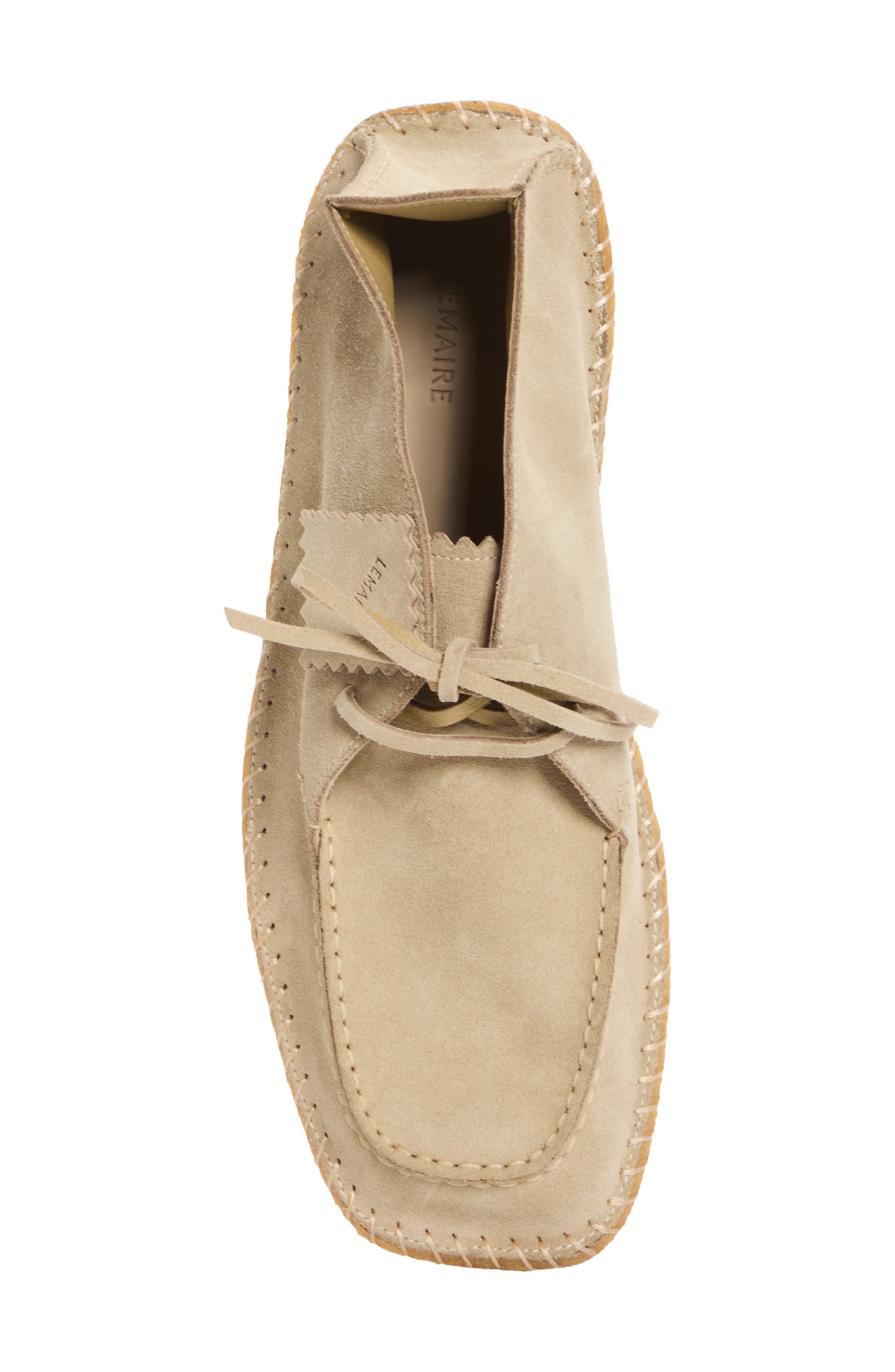 Desert Suede Moc Toe Shoe, Alternate, color, KRAFT BEIGE