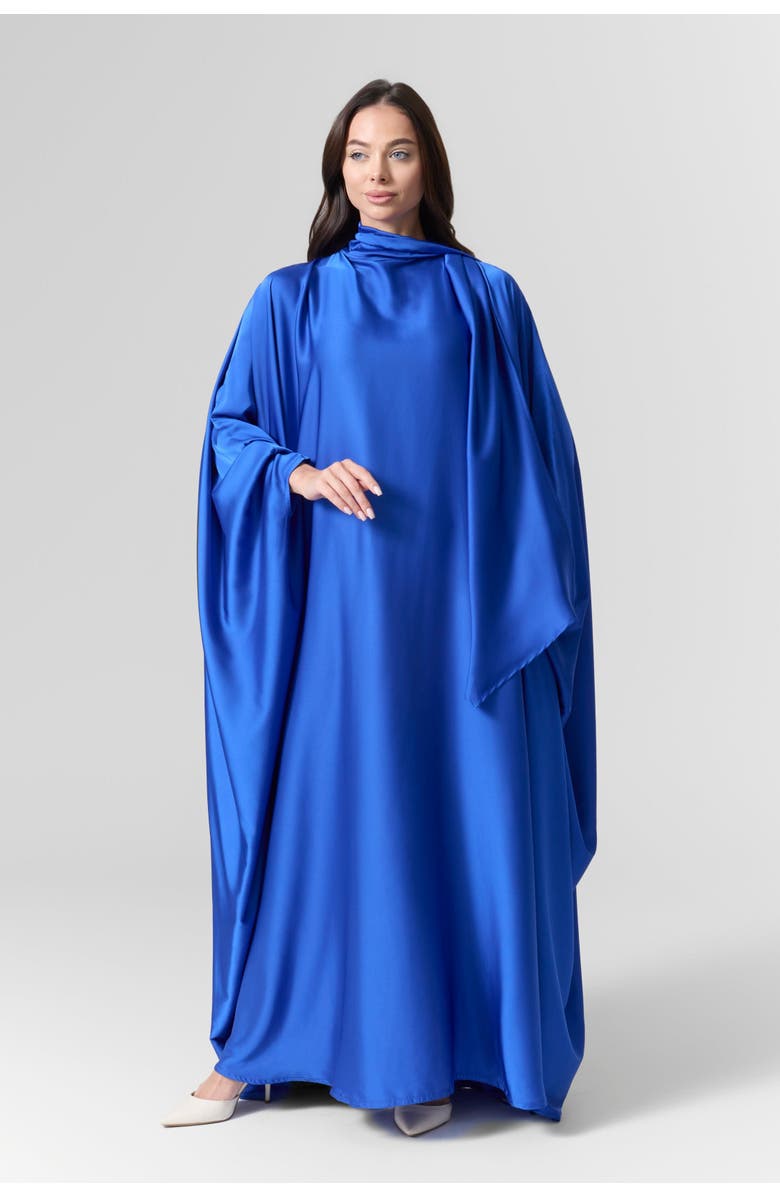 Le Fafo Luna Silk Scarf Kaftan, Alternate, color, 