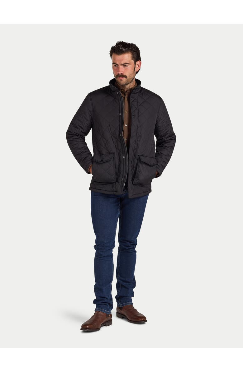 Raging Bull Long Sleeve Quilted Jacket, Alternate, color, Black