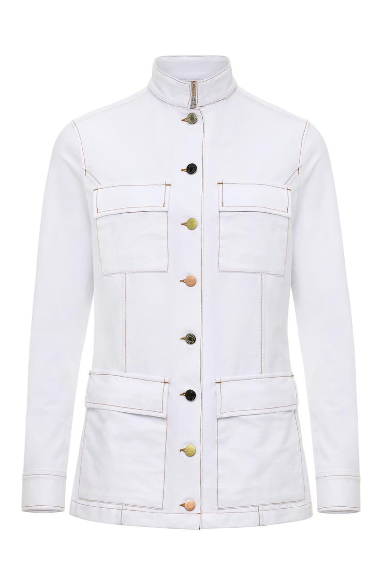 Anatomie Luvan Performance Denim Utility Jacket, Main, color, 