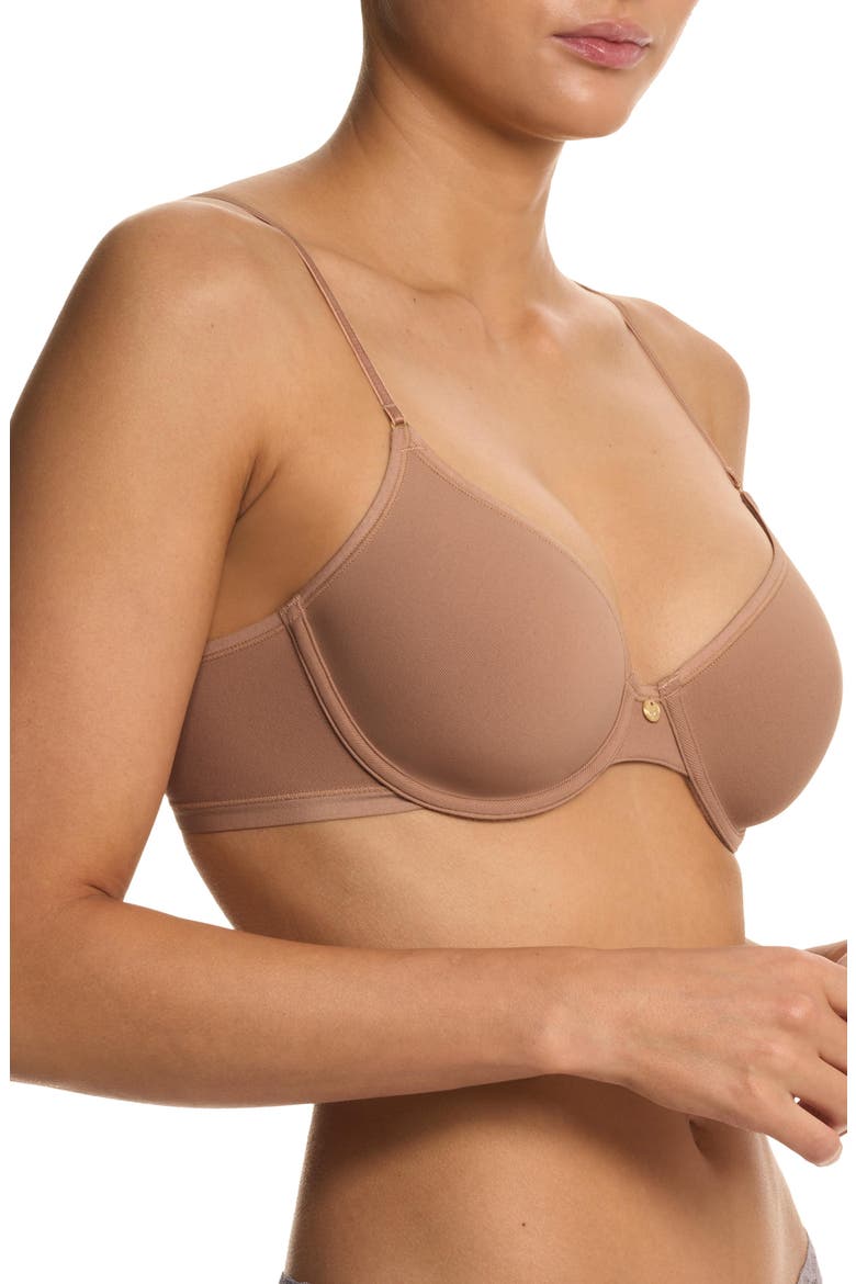 Understated Underwire T-Shirt Bra, Alternate, color, Toast