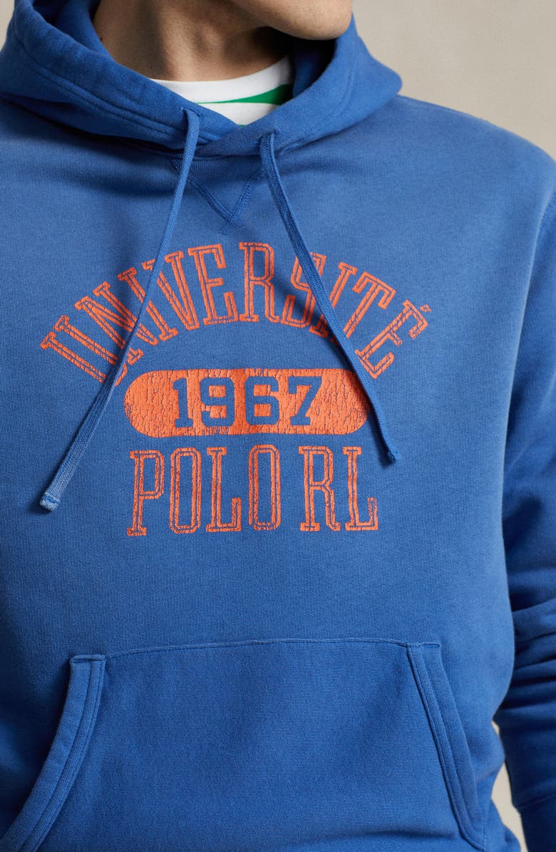 Polo Ralph Lauren Logo Fleece Hoodie, Alternate, color, 