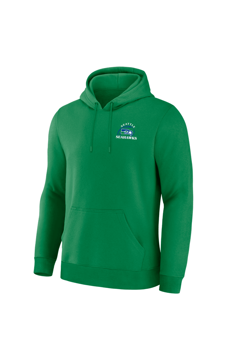 Men's Fanatics Apple Green Seattle Seahawks Classic Scribble Legacy Fleece Hoodie, Alternate, color, Apple Green