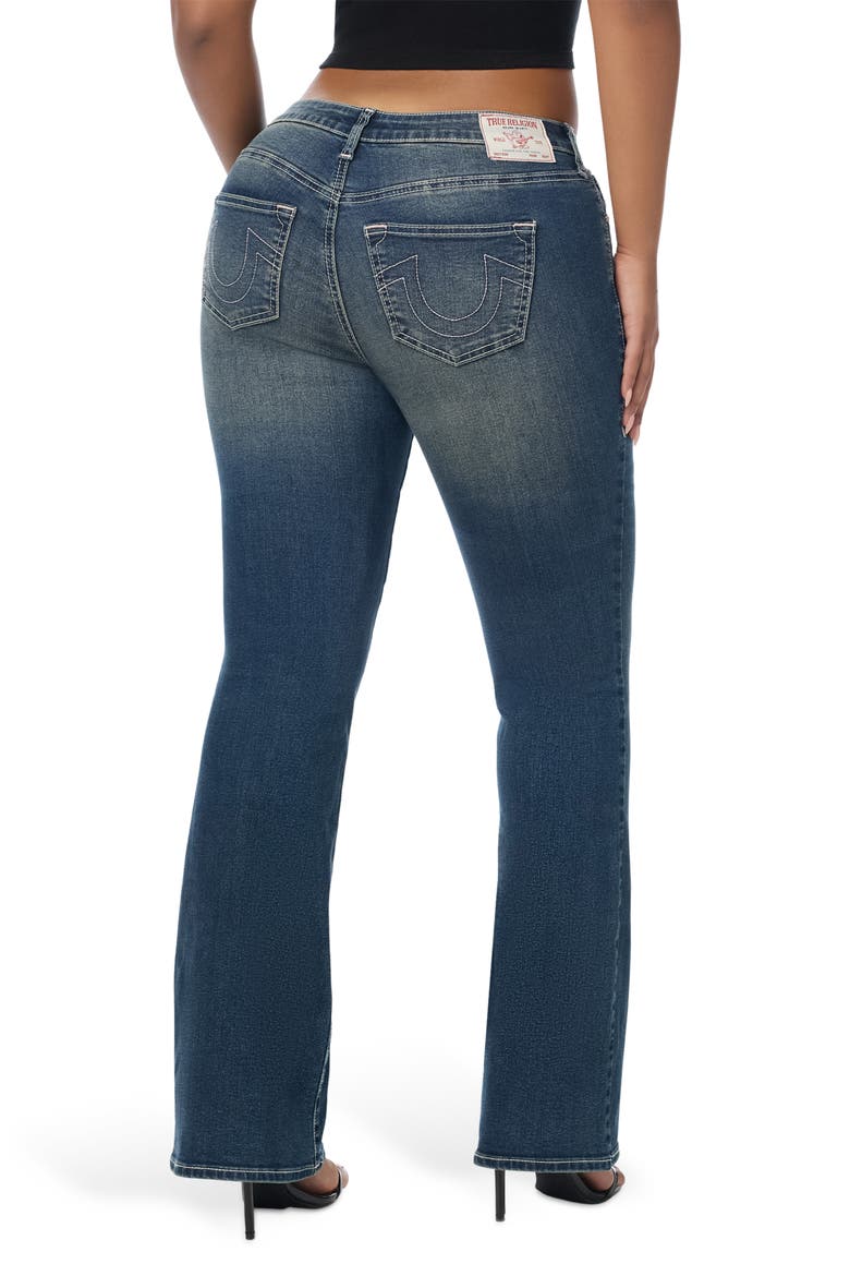 Becca Bootcut Leg Jeans, Alternate, color, MEDIUM COWBOYS WORK WASH