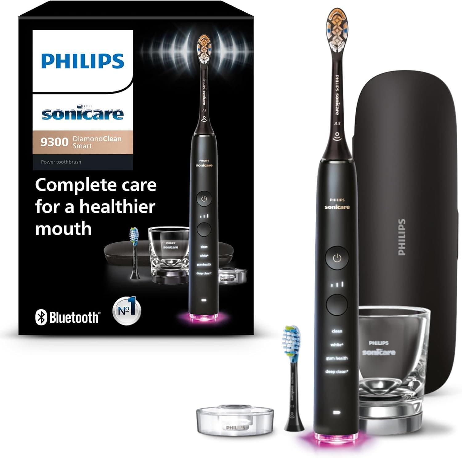 Philips Sonicare Diamondclean Smart 9300 Electric Toothbrush Black