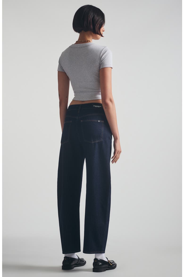 Crop Rib T-Shirt, Alternate, color, LIGHT GREY MELANGE