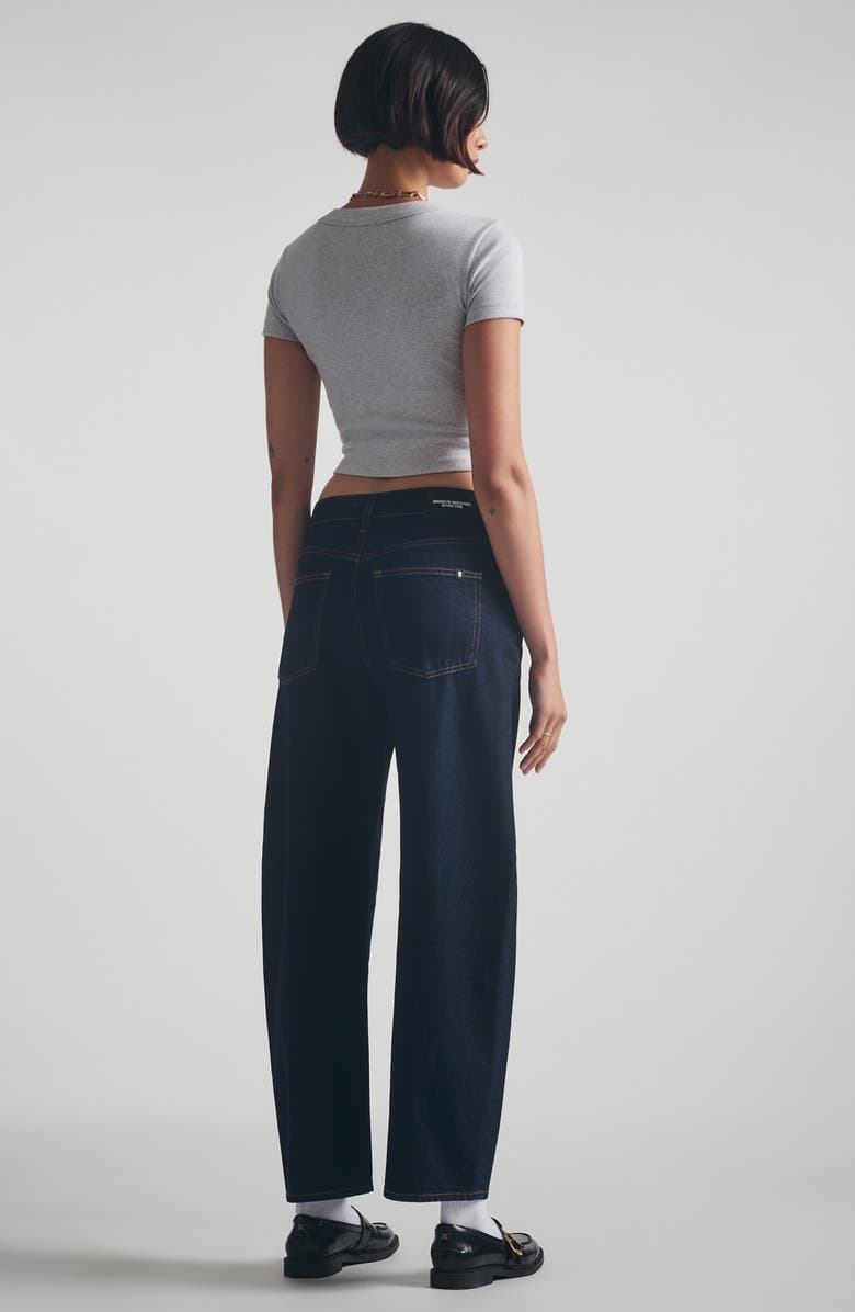 Brooklyn Industries Crop Rib T-Shirt, Alternate, color, Light Grey Melange