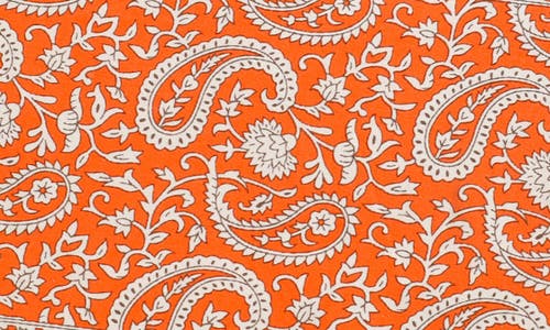 Tiramisu Scarlet Set Of 4 Placemats In Orange
