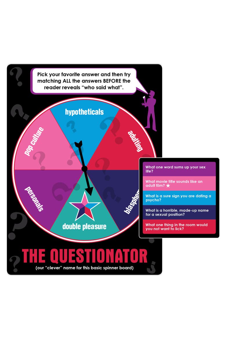 Adult Loaded Questions A Rousing Adult Party Game From All Things Equal, Alternate, color, Multicolored