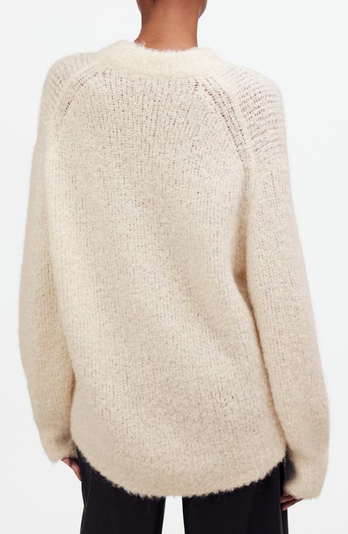 MADEWELL MADEWELL WOOL & ALPACA BLEND BOUCLÉ OVERSIZE SWEATER
