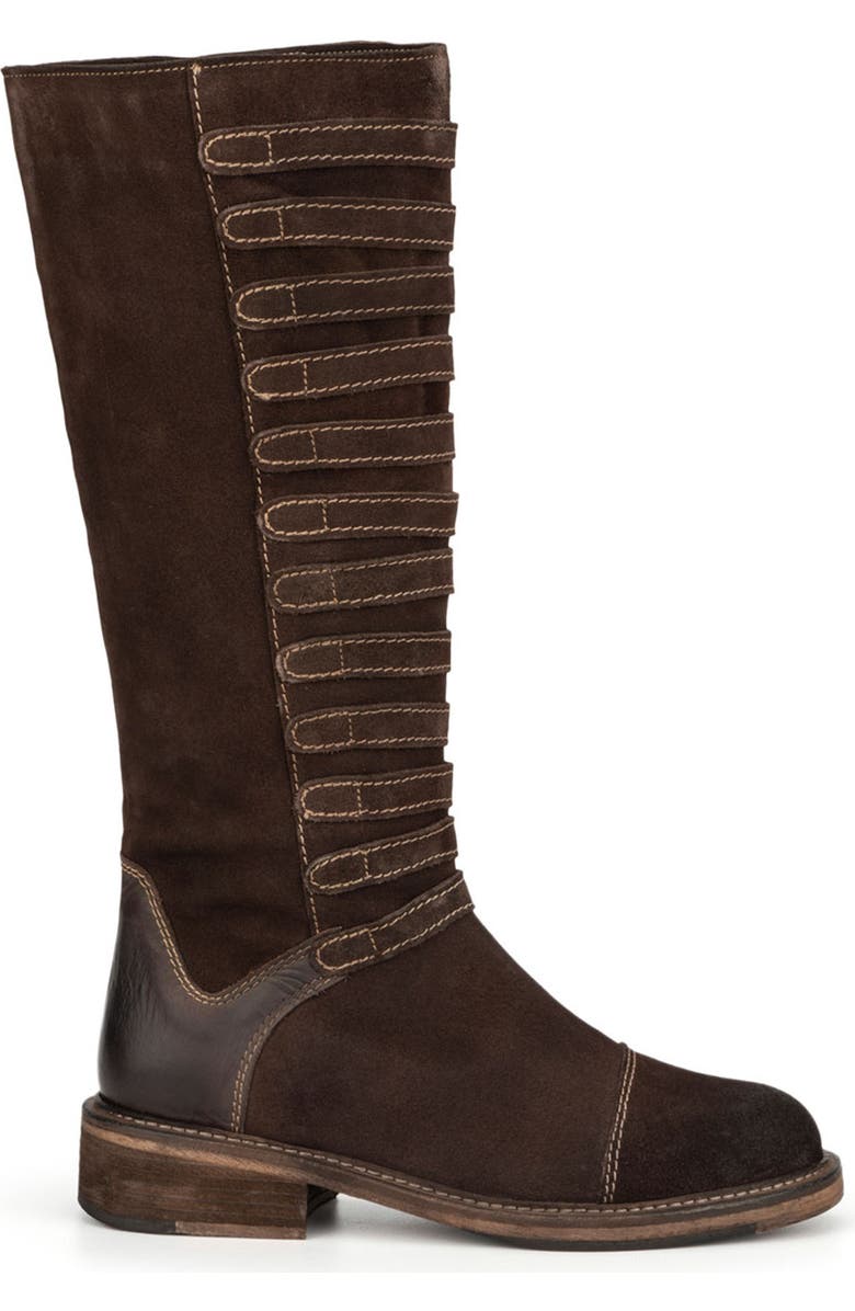 VINTAGE FOUNDRY Evelyn Topstitched Boot, Alternate, color, Brown