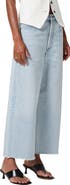 Citizens of Humanity Ayla Raw Hem Crop Wide Leg Jeans