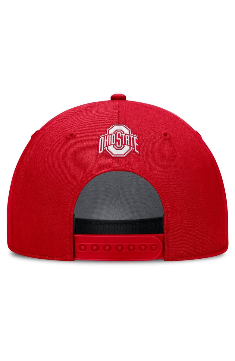 Nike Men's Nike Scarlet Ohio State Buckeyes Rise Campus Adjustable Hat, Alternate, color, Scarlet