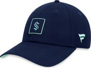 FANATICS Men's Fanatics Branded Deep Sea Blue Seattle Kraken Authentic Pro Rink Adjustable Hat