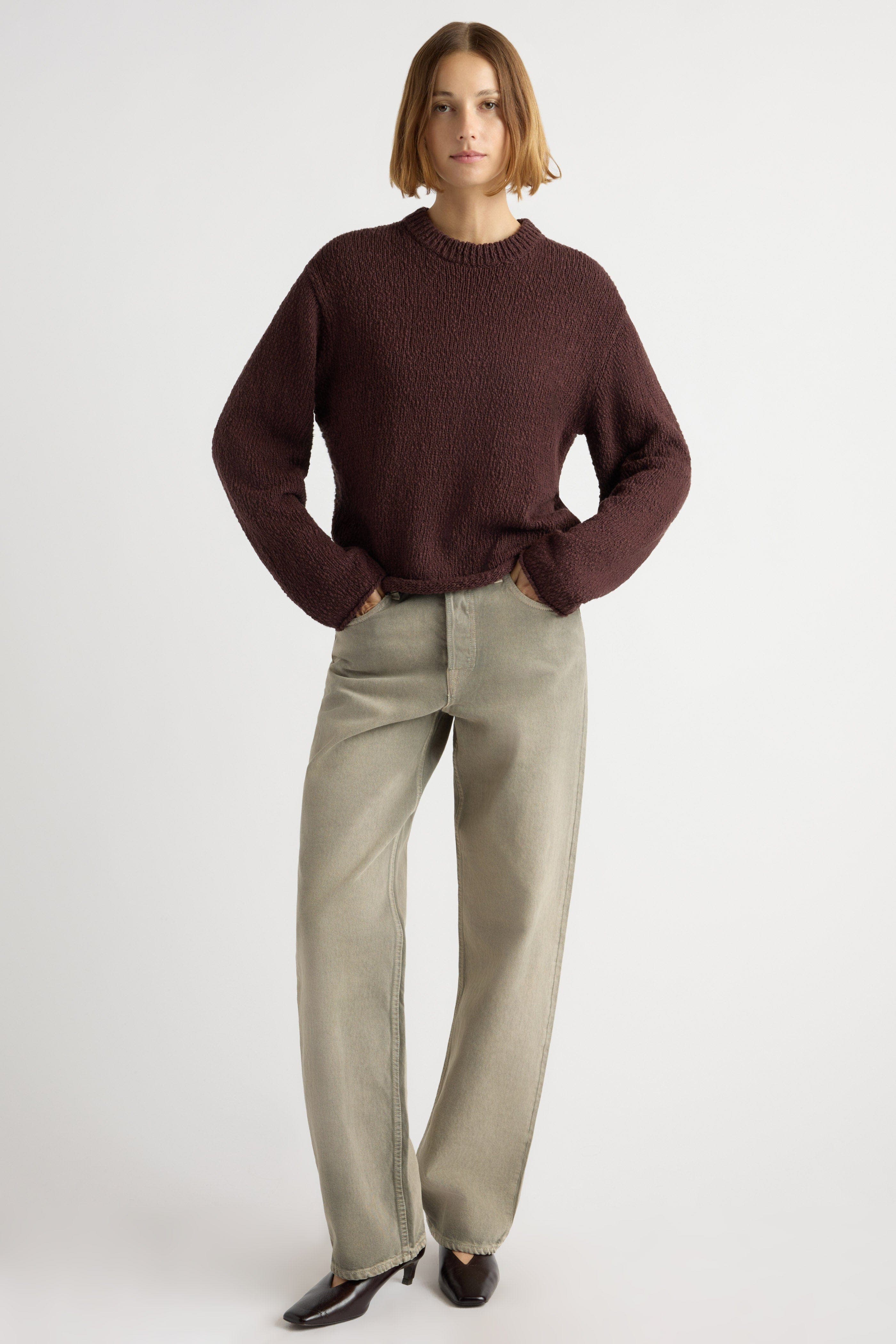 Sonya Textured Organic Cotton Sweater