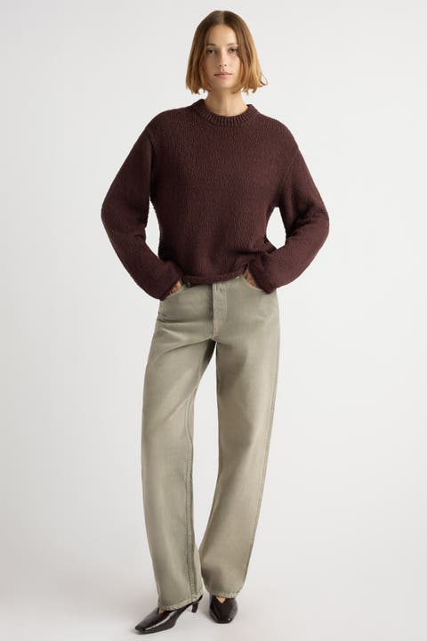 Sonya Textured Organic Cotton Sweater