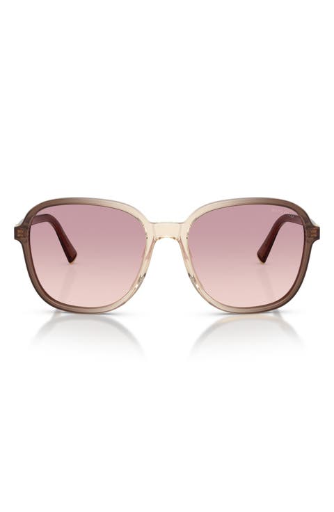 58mm Polarized Pillow Sunglasses