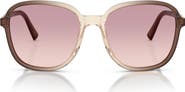 Miu Miu 58mm Polarized Pillow Sunglasses