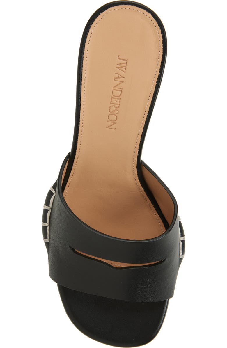 JW Anderson Loafer Slide Sandal, Alternate, color, Black