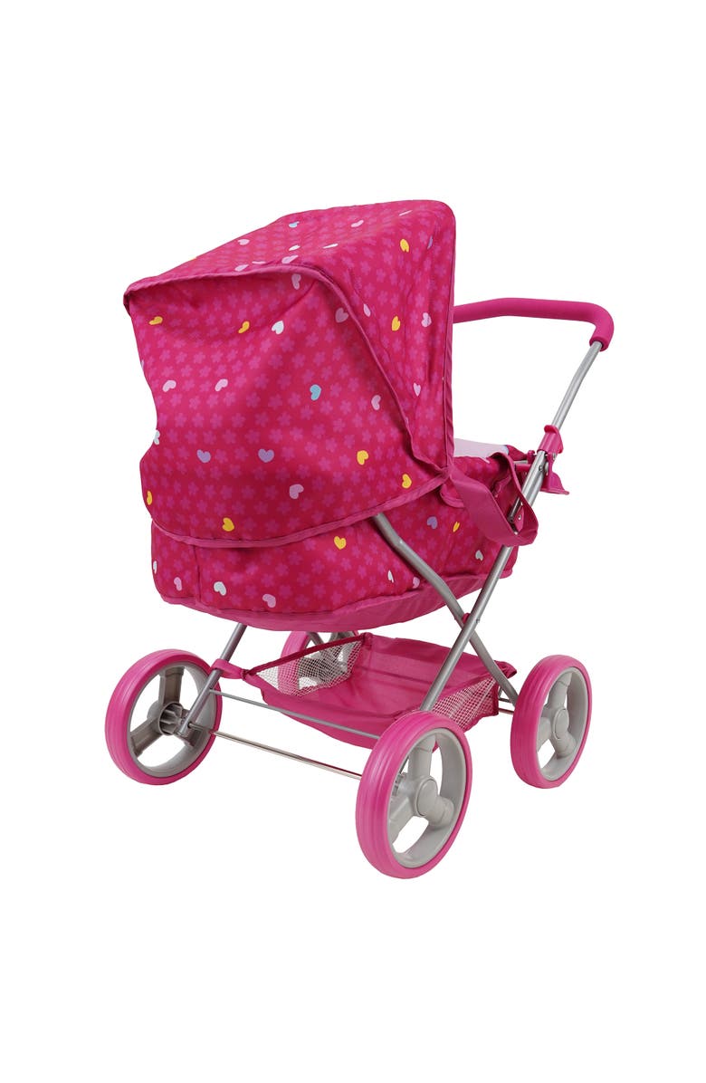 509 Garden Doll Pram Large Canopy, Alternate, color, Pink