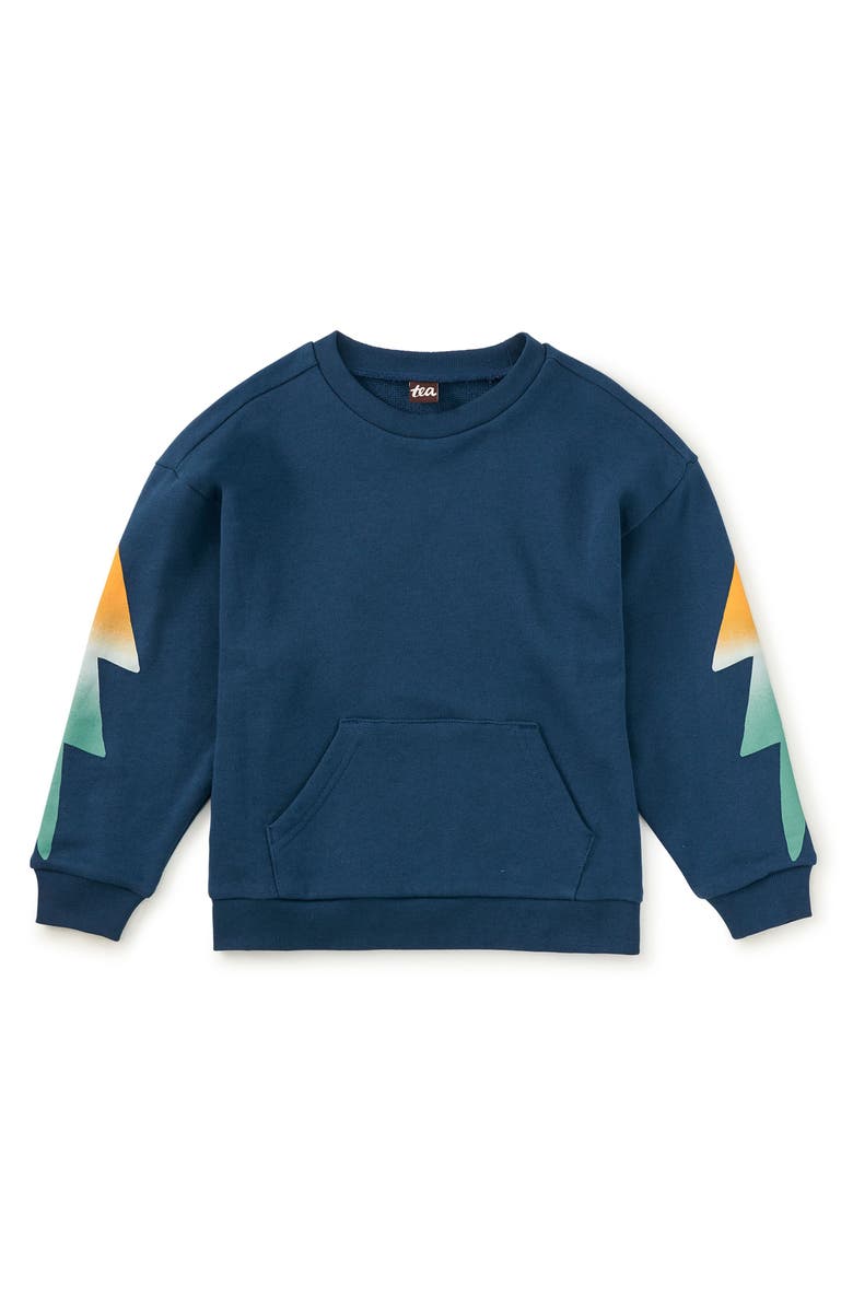 Tea Collection Lightning Kanga Popover, Main, color, Bedford Blue