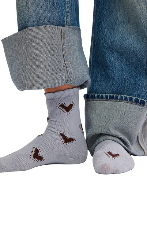 Cupid's Bow Crew Socks