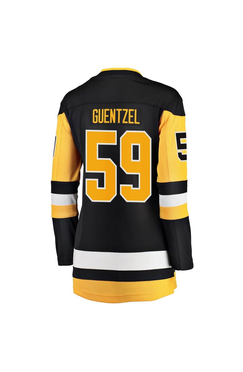 FANATICS Women's Fanatics Branded Jake Guentzel Black Pittsburgh Penguins Home Premier Breakaway Player Jersey, Alternate, color, 