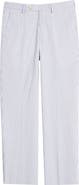 Berle Flat Front Seersucker Pants