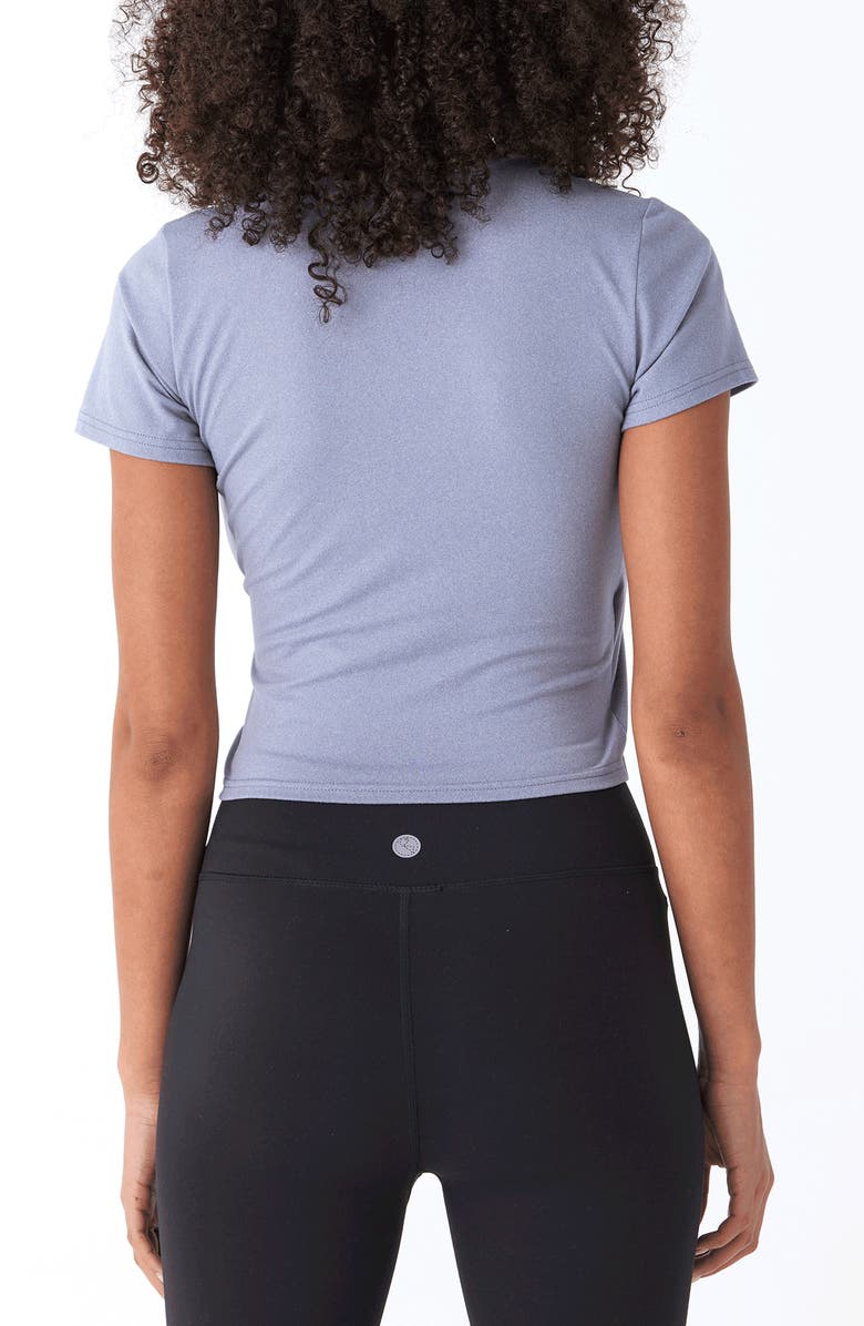 Threads 4 Thought Faylinne Crop Heathered Jersey Top, Alternate, color, 