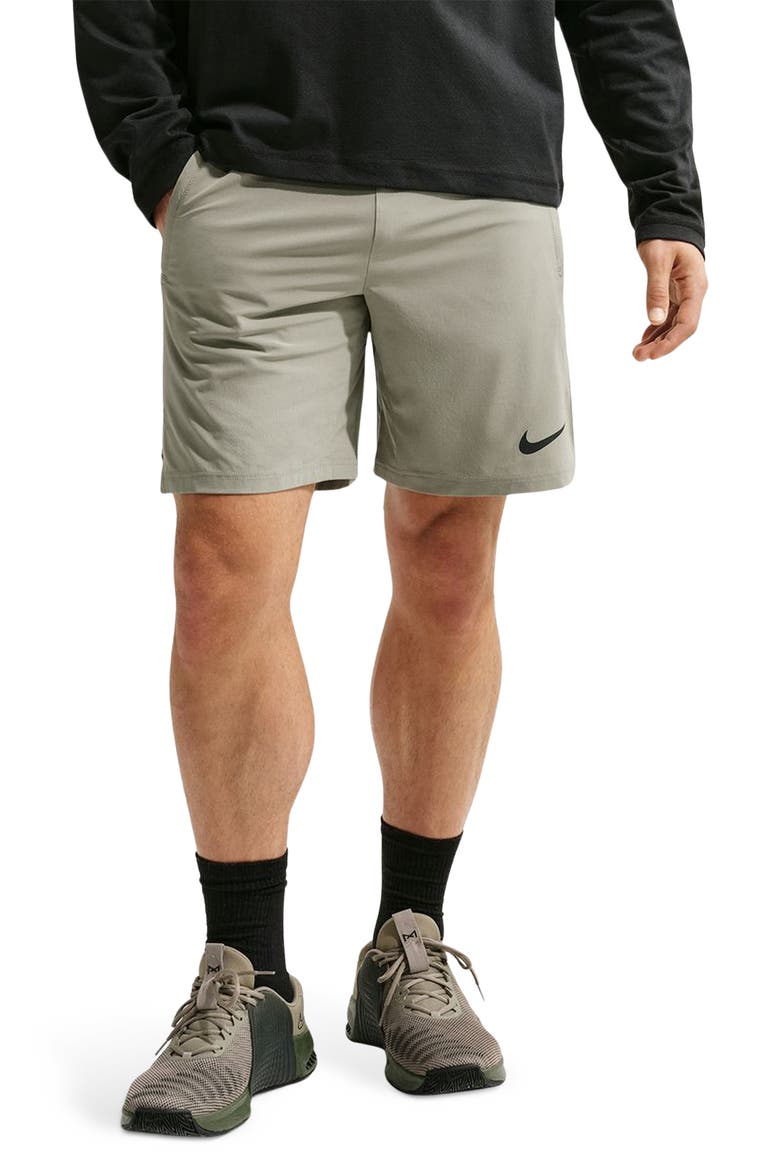 Dri-FIT Pro Flex Vent Max Training Shorts, Main, color, LIGHT ARMY/ BLACK