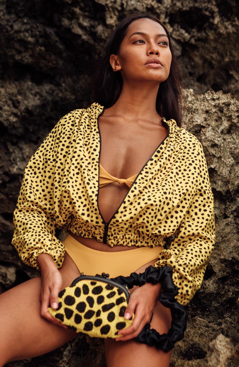 BRUNNA.CO The Arnoldi Mandy Hand-beaded Clutch, Alternate, color, Yellow