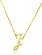 Roberto Coin Robert Coin Cursive Initial Pendant Necklace