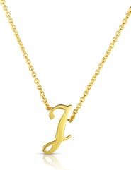 Roberto Coin Robert Coin Cursive Initial Pendant Necklace