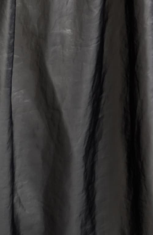 Shop Parajumpers Carmen Metal Glaze Water Repellent Hooded Jacket In Black